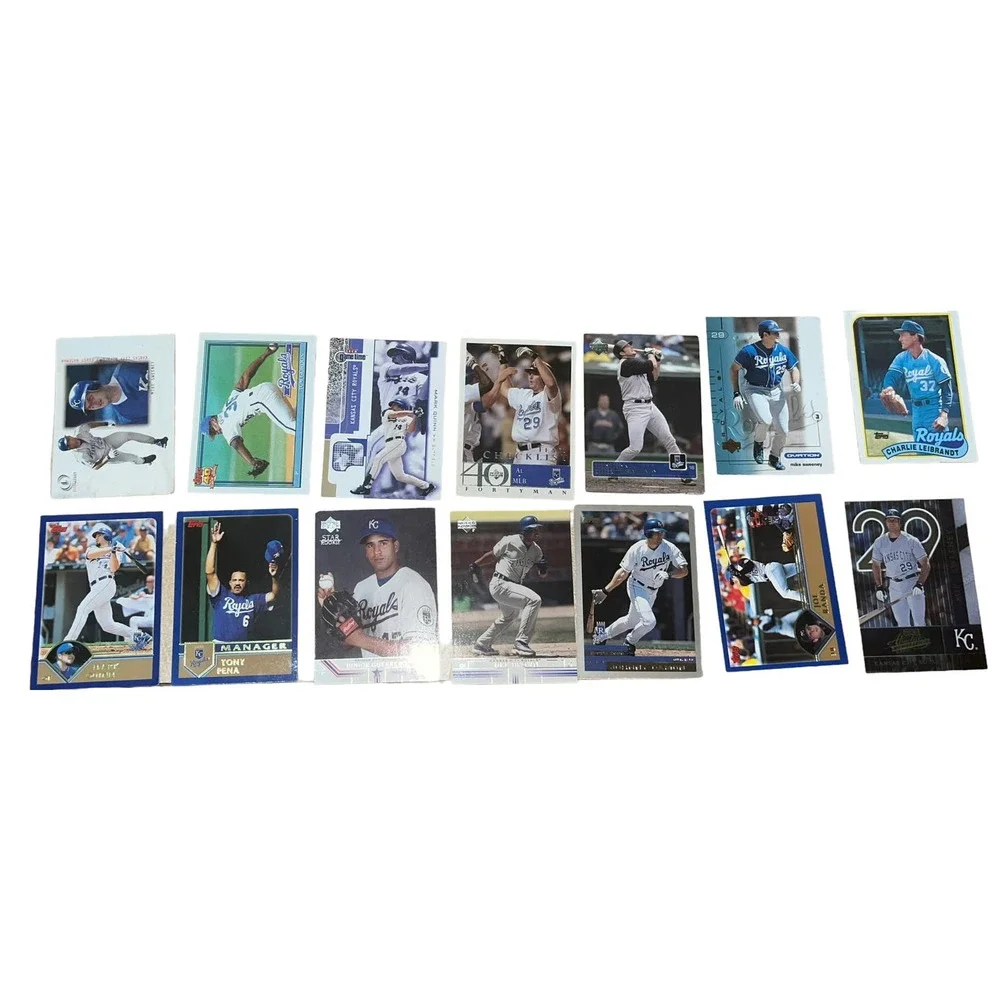 Vintage Kansas City Royals 14 card lot - Picture 1 of 2